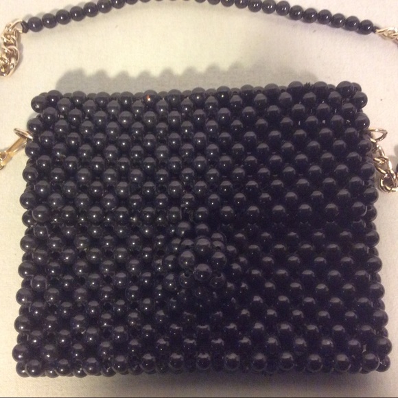 Vintage Beaded Crossbody Bag made In Italy - Picture 2 of 10